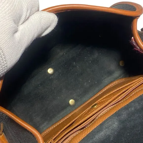 Vintage Dooney & Bourke All-Weather Leather Crossbody Bag Satchel Repainted